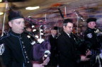 Sixth Annual Military Appreciation Party and Freedom Rally (Fri. Oct. 3, 2008)<br /><br />Stuart Hatfield, center, of the Fort Wayne Scottish Pipes & Drums, plays with Matt Crawford, left, and Jon Cutler of the Fort Wayne Police Pipe & Drum Brigade on Friday at the Coliseum.